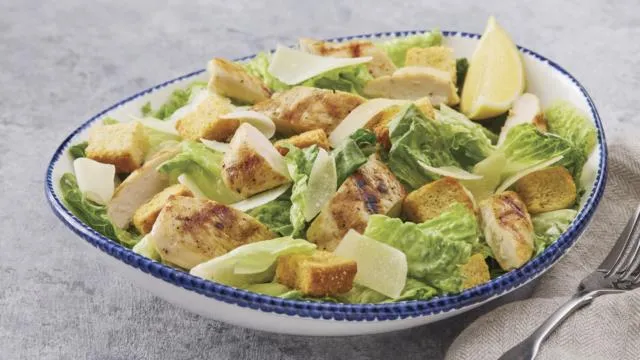 Classic Caesar Salad With Grilled Chicken
