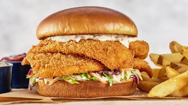 Crunch Fried Flounder Sandwich