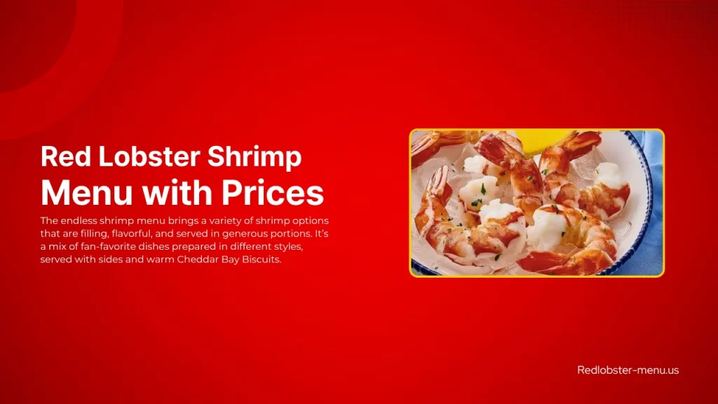 Red Lobster Shrimp menu